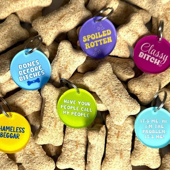 ($8) Pup Charm Dog Tag - Picture 4 of 4